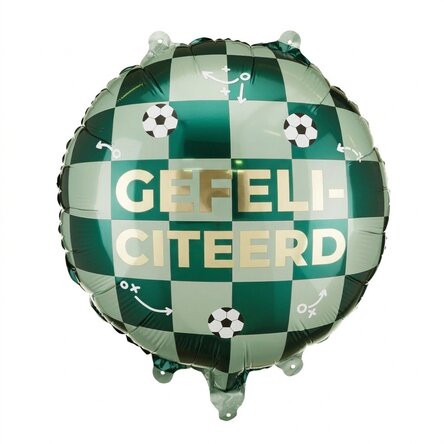 Ballon - Voetbal Happy Birthday