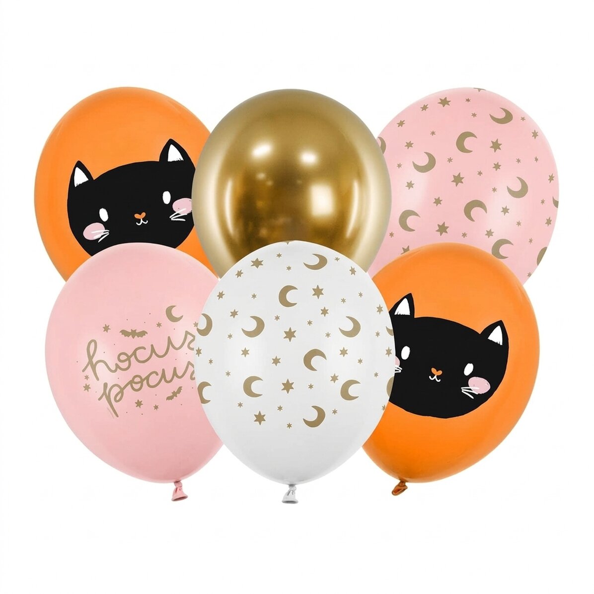 Set van 6 Halloween-ballonnen - Hocus Pocus