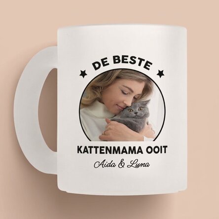 Gepersonaliseerde mok met foto en tekst - Best