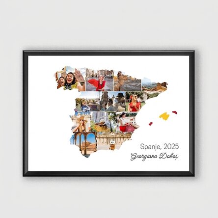 Gepersonaliseerd schilderij met 12 foto