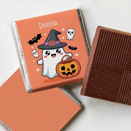 Gepersonaliseerde mini-chocolade met naam - Halloween