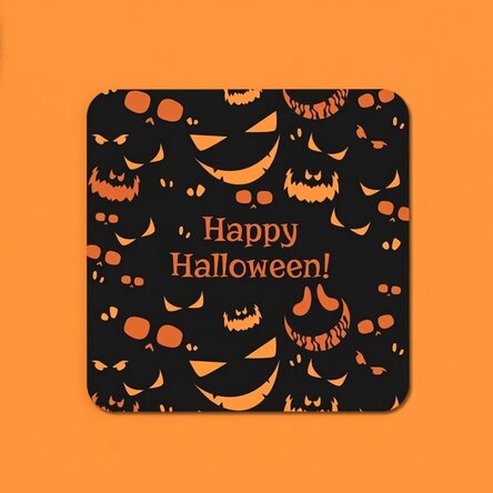 Glashouder met gepersonaliseerde tekst - Halloween