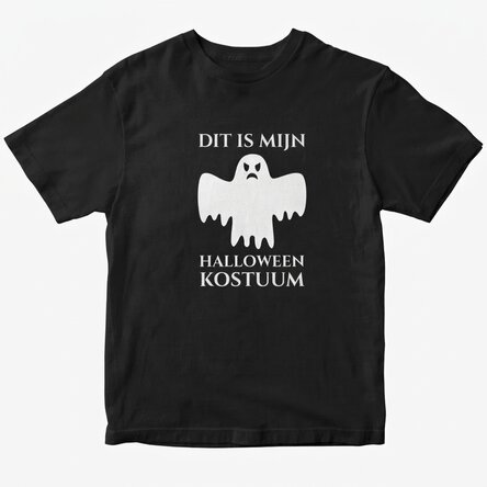 Katoenen T-shirt met gepersonaliseerde tekst - Halloween