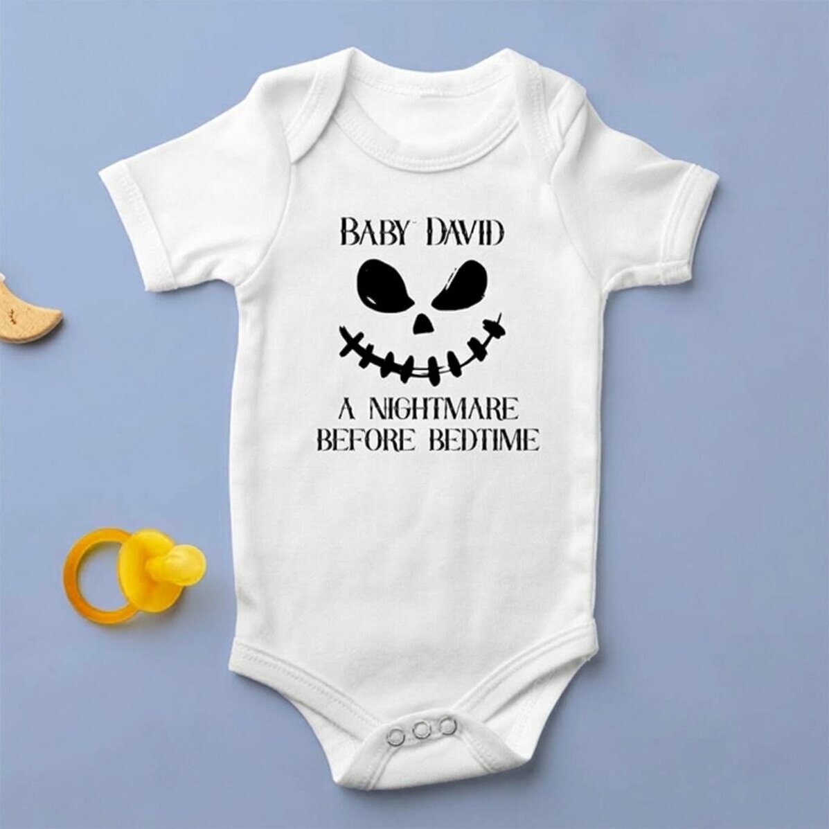 Gepersonaliseerd kinderbody met tekst - Nightmare