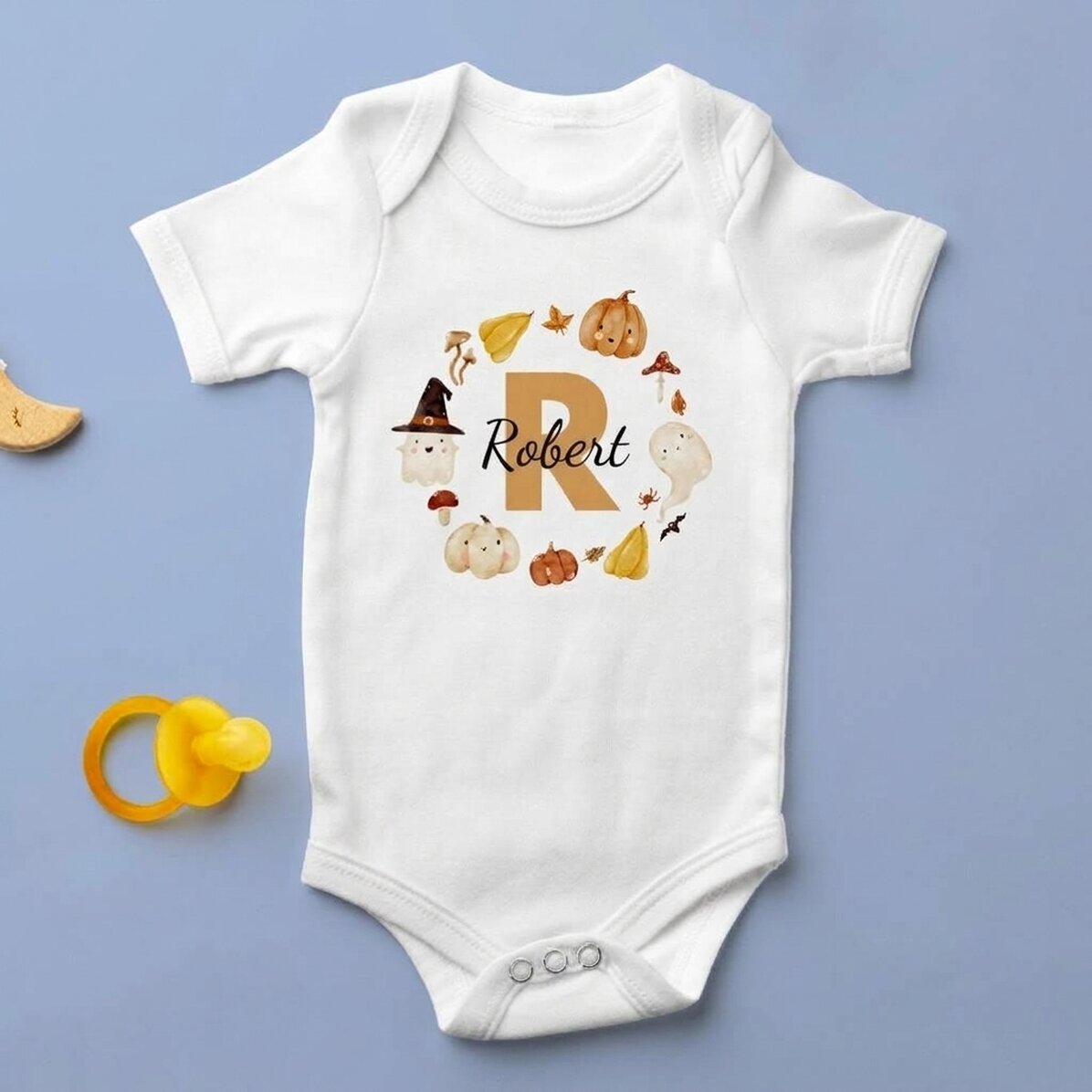 Gepersonaliseerd kinderpakje met tekst - Schattig Halloween