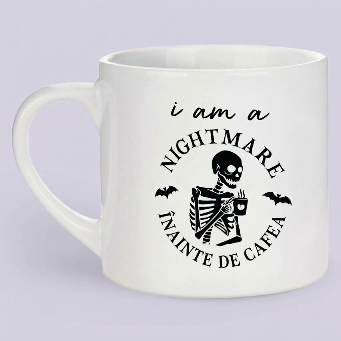 Gepersonaliseerde espressokop met tekst - Nightmare