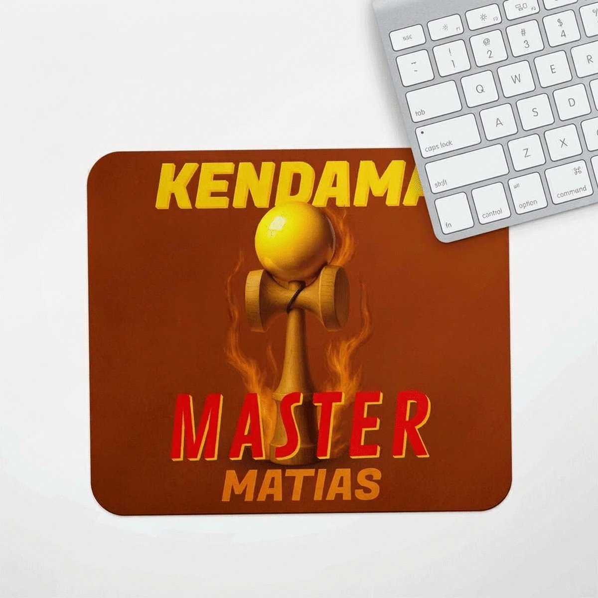 Gepersonaliseerde muismat met tekst - Kendama Master