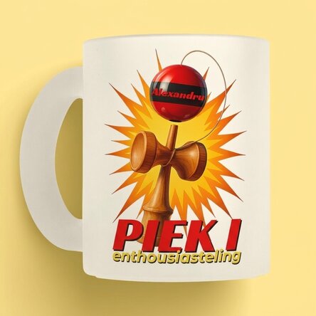 Gepersonaliseerde mok met tekst - Spike Enthusiast