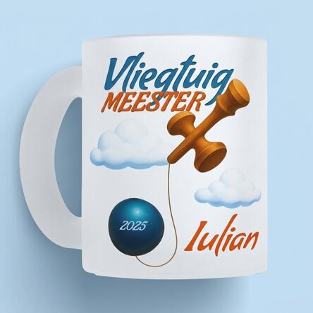 Gepersonaliseerde drinkbeker met tekst - Airplane Master