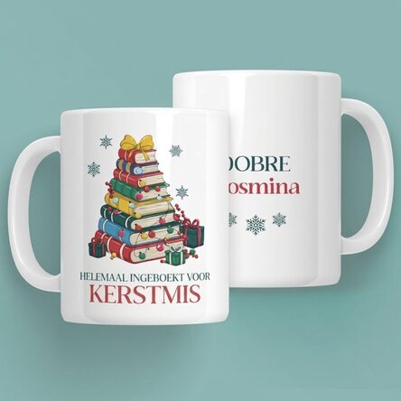 Gepersonaliseerde mok met naam en boodschap - Kerstmis