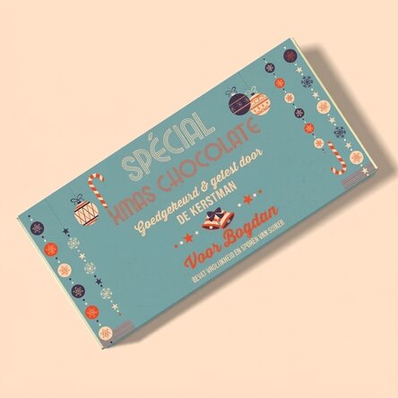 Chocolade met een persoonlijke boodschap – Goedgekeurd door de Kerstman