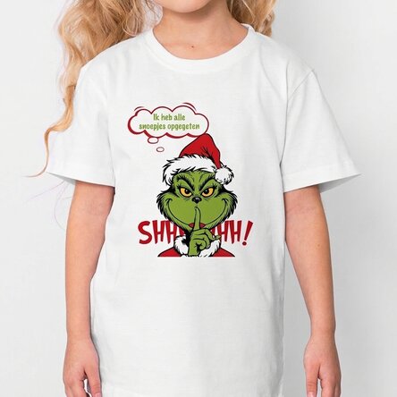 Gepersonaliseerd katoenen T-shirt voor kinderen - Het geheim van de Grinch