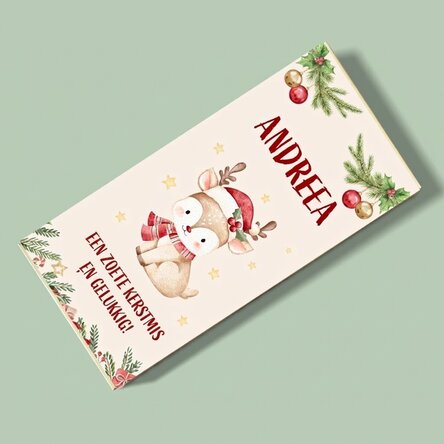 Chocolade met gepersonaliseerde tekst - Caprioara