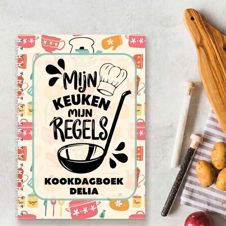 Gepersonaliseerd notitieboekje met boodschap - Cooking Journal