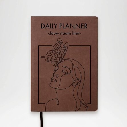 Gepersonaliseerde leren agenda met boodschap - Dagplanner