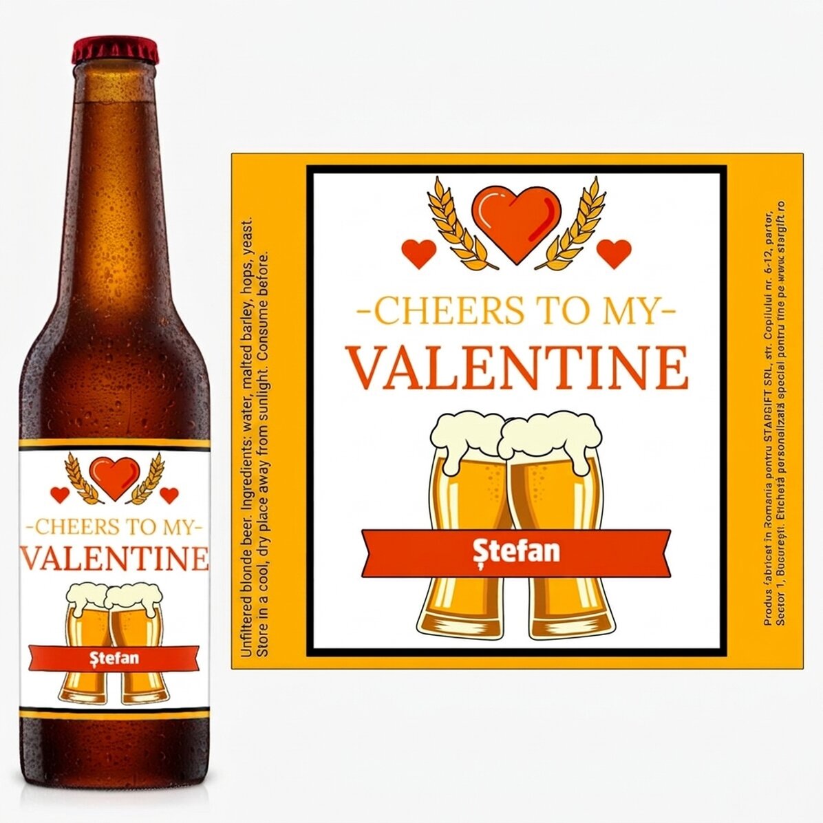 Bier met een persoonlijke boodschap - Love