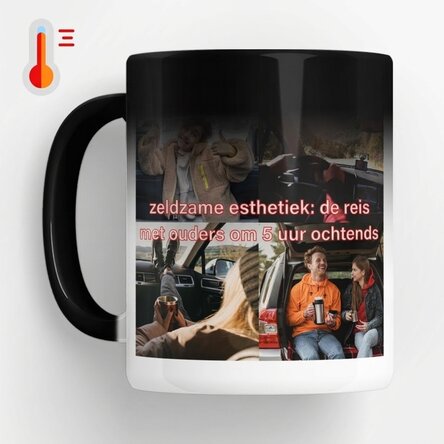 Gepersonaliseerde magische mok met foto's en tekst - Rare Aesthetic