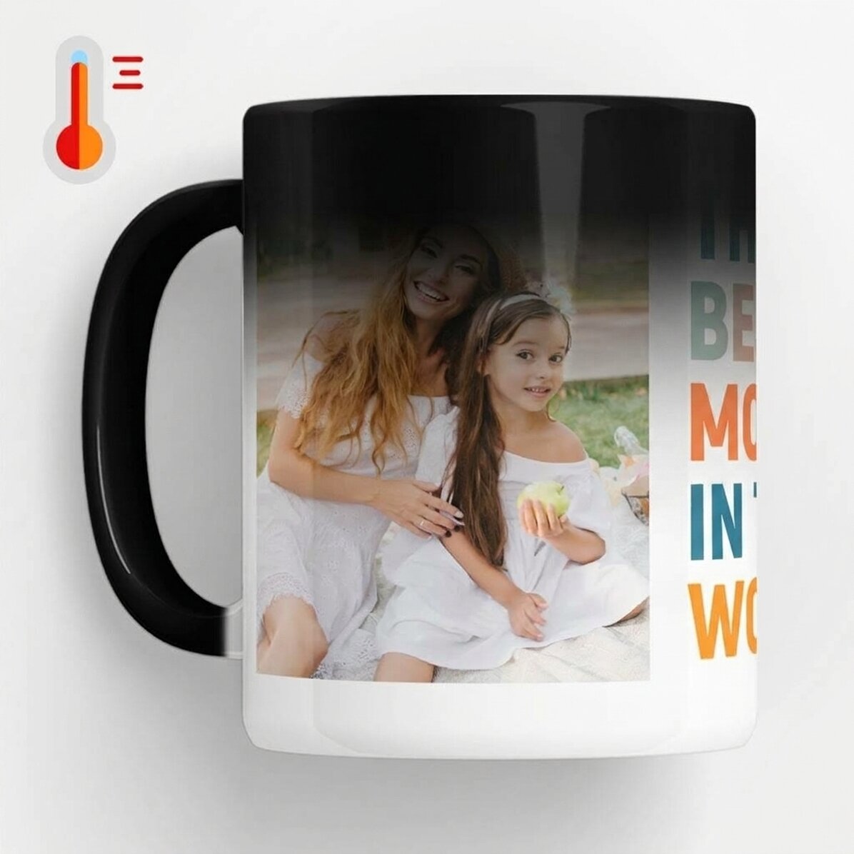 Gepersonaliseerde magische mok met 2 foto