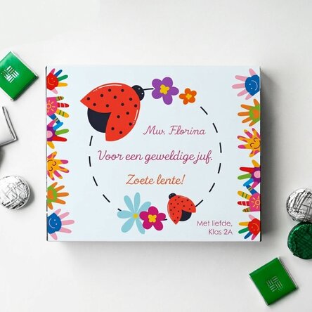 Gepersonaliseerd bonbonnière met boodschap - Geweldige leraren