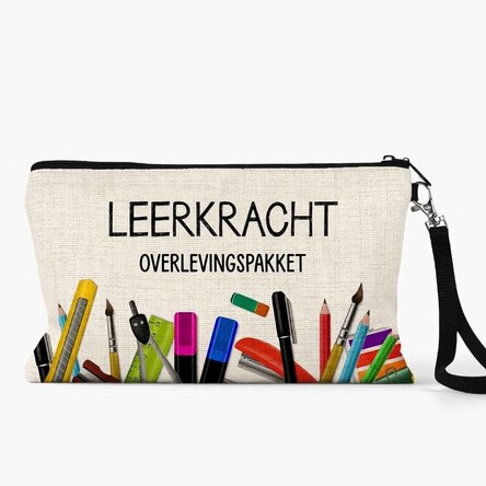 Gepersonaliseerde set voor docenten met een boodschap - Survival kit