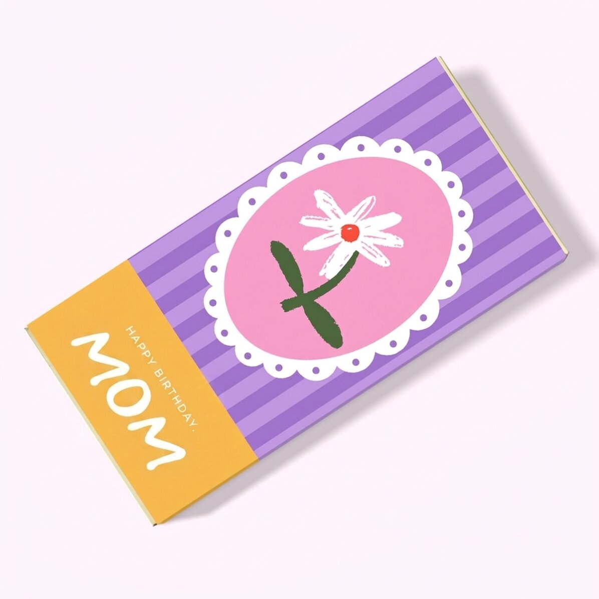 Chocolade met gepersonaliseerde tekst - Lente