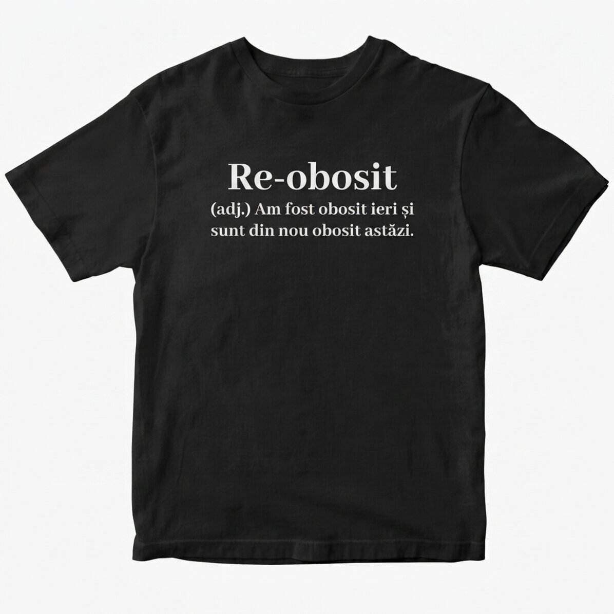 Katoenen T-shirt met gepersonaliseerde tekst - Re-tired
