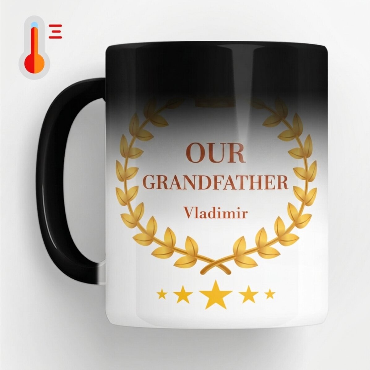 Gepersonaliseerde thermosbeker met tekst - Onze grootvader