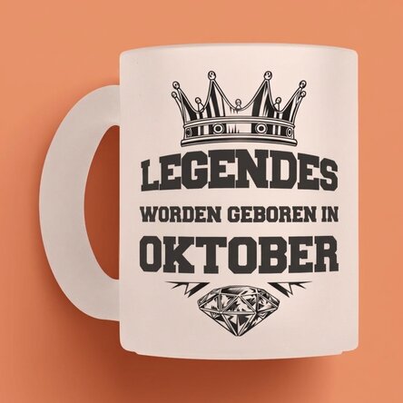 Gepersonaliseerde mok met tekst - Legendes ontstaan in...