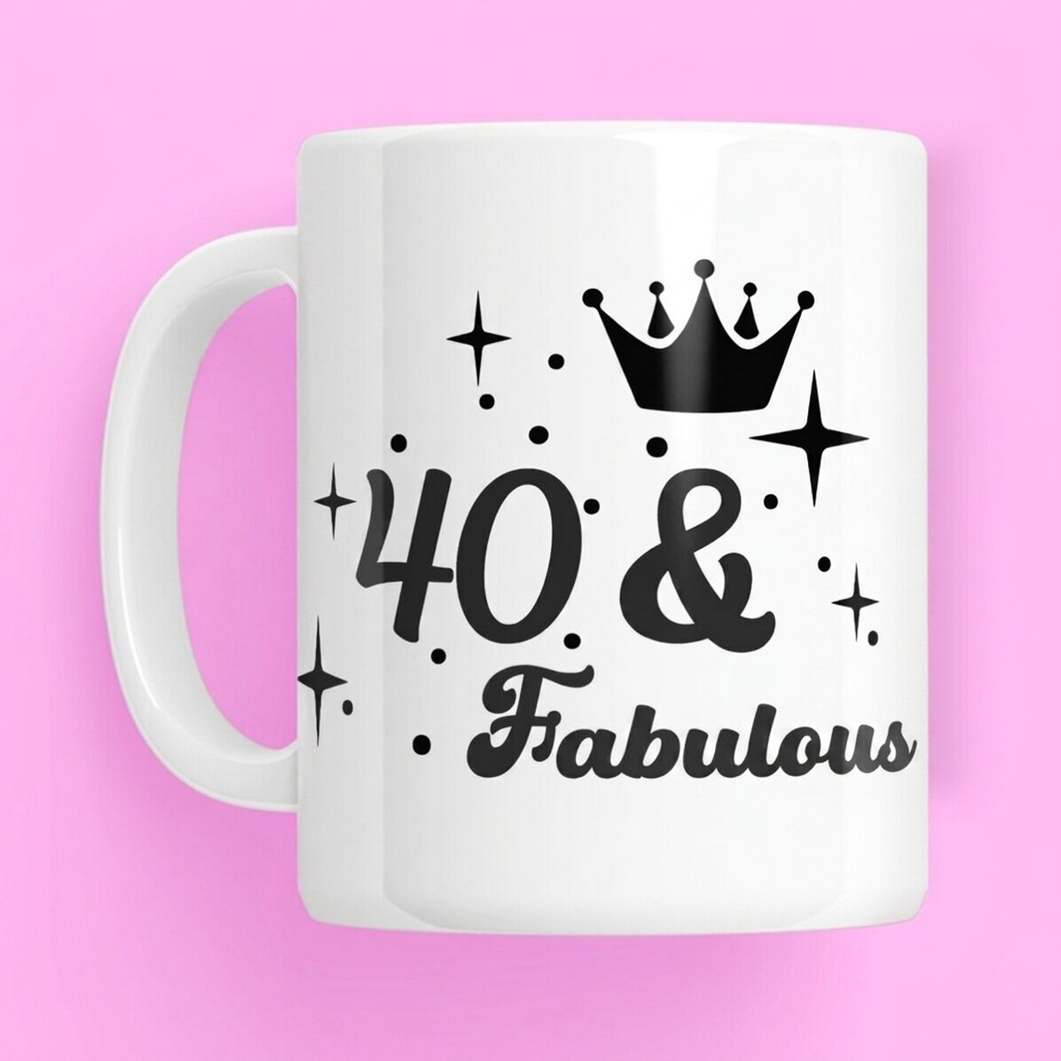Gepersonaliseerde beker met tekst voor een verjaardag - Fabuloasa