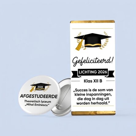 Gepersonaliseerde cadeauset voor afstudeerklassen