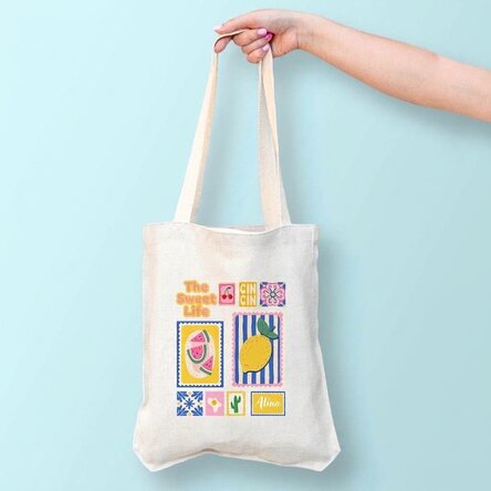 Gepersonaliseerde tas met naam - Summer