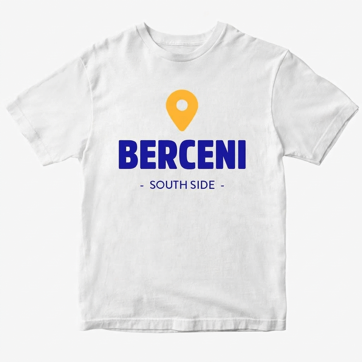 Katoenen T-shirt met de naam van jouw wijk erop