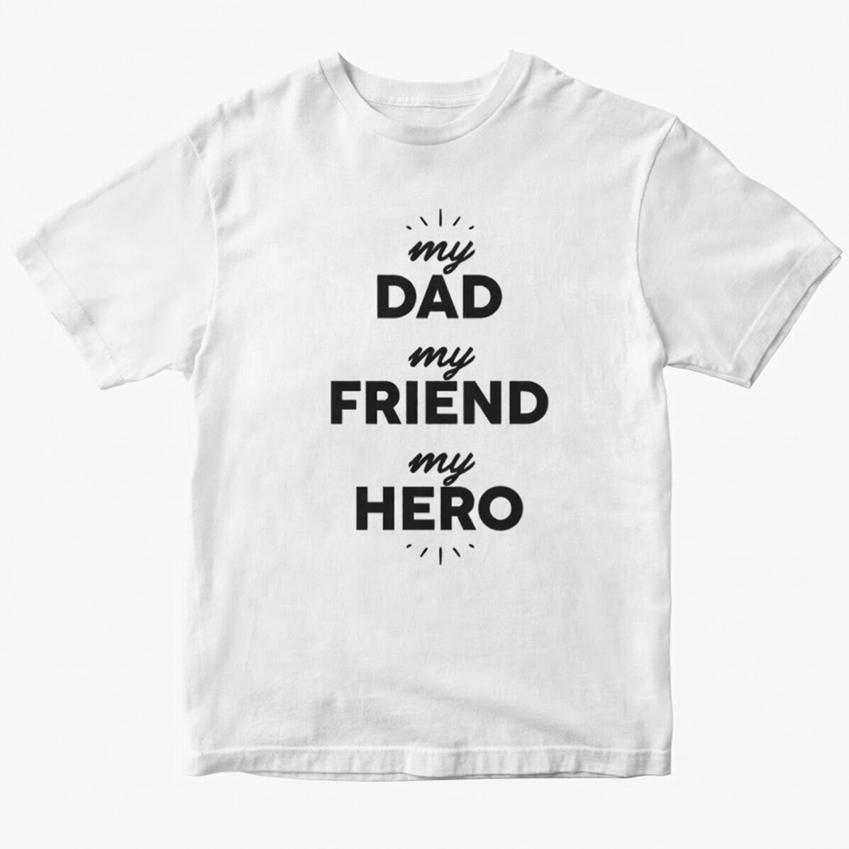 Katoenen T-shirt met gepersonaliseerde tekst - My person