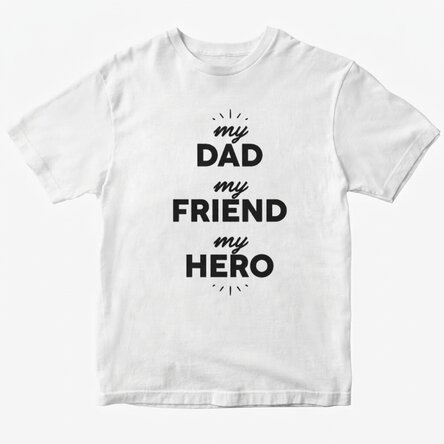Katoenen T-shirt met gepersonaliseerde tekst - My person