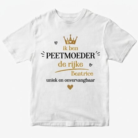 Katoenen T-shirt met gepersonaliseerde tekst - Nasa bogatasa