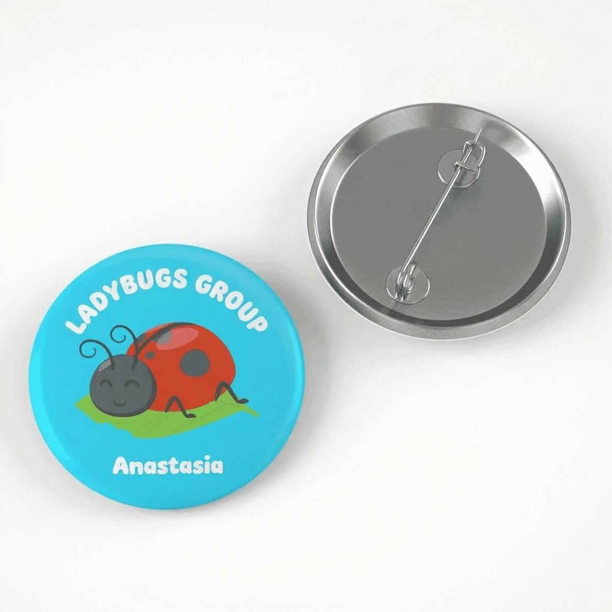 Gepersonaliseerd naamplaatje voor de kleuterschool