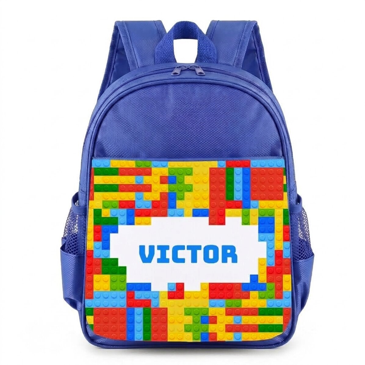 Gepersonaliseerde schooltas met tekst - Lego