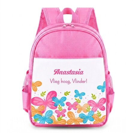 Gepersonaliseerde schooltas met naam - Fluturasi