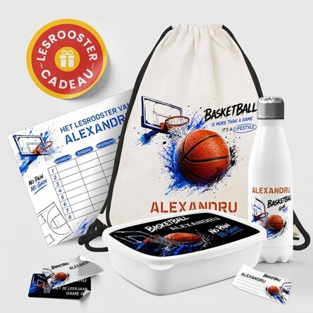 Gepersonaliseerde set voor school - Basketbal