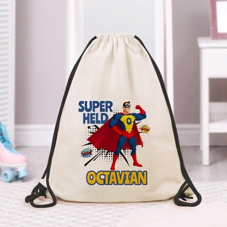 Rugzak met eigen tekst - Superheld