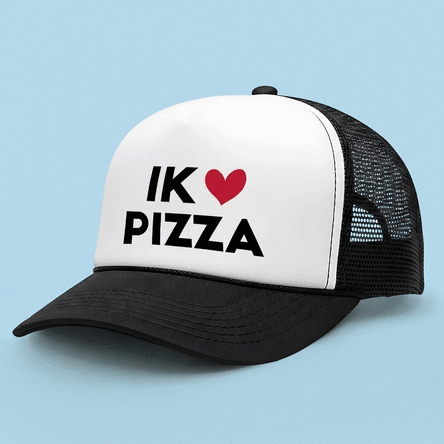 Gepersonaliseerde pet met tekst - I love...