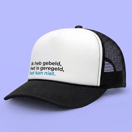 Gepersonaliseerde pet met tekst - Grappig