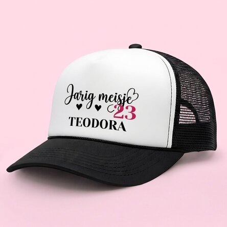 Gepersonaliseerde pet met tekst - Birthday girl