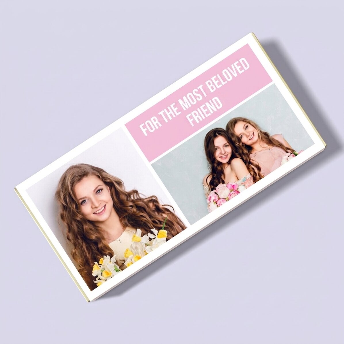 Chocolade met 2 foto