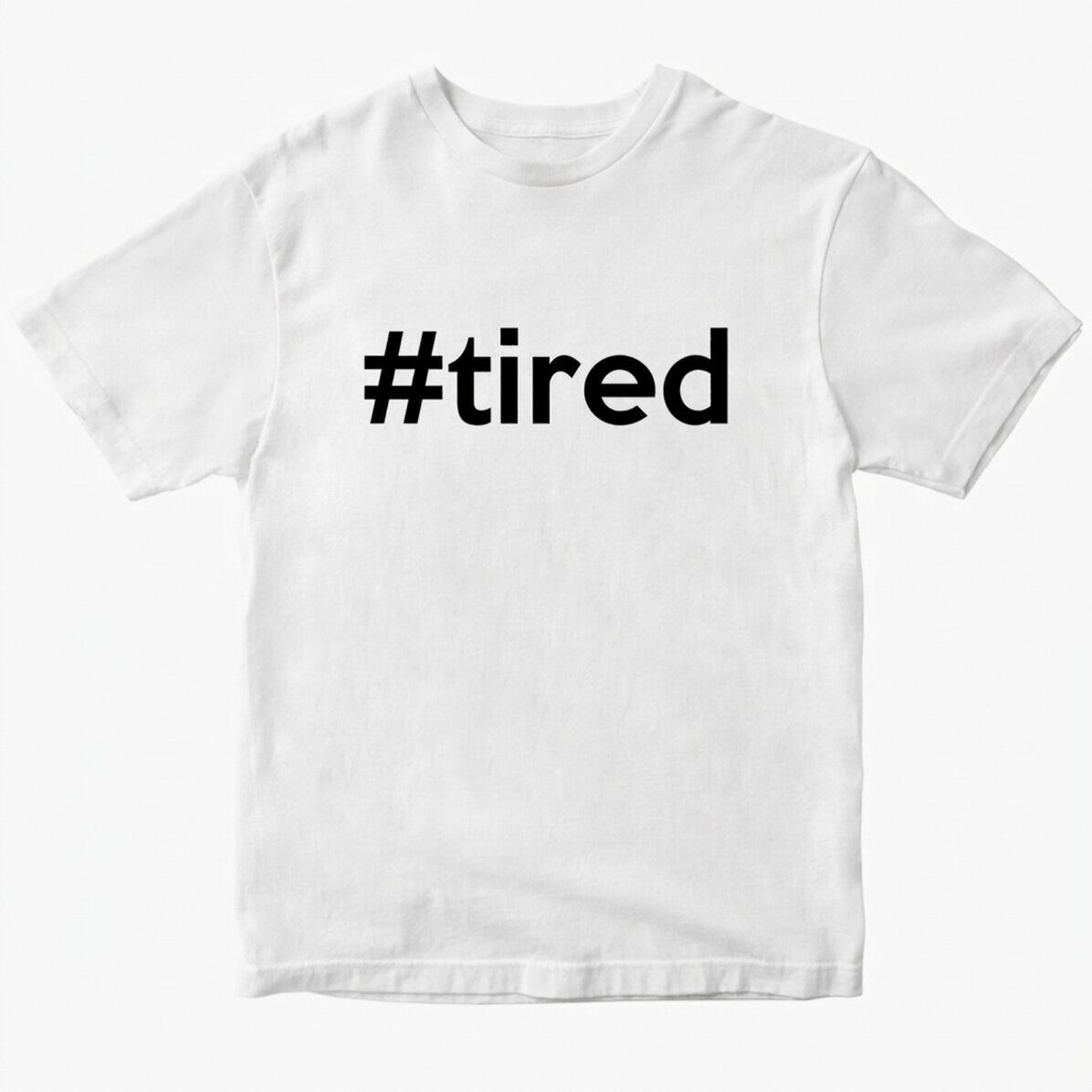 T-shirt met eigen ontwerp - hashtag