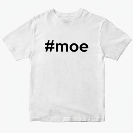 T-shirt met eigen ontwerp - hashtag