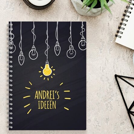 Gepersonaliseerd notitieboekje - Bright Ideas