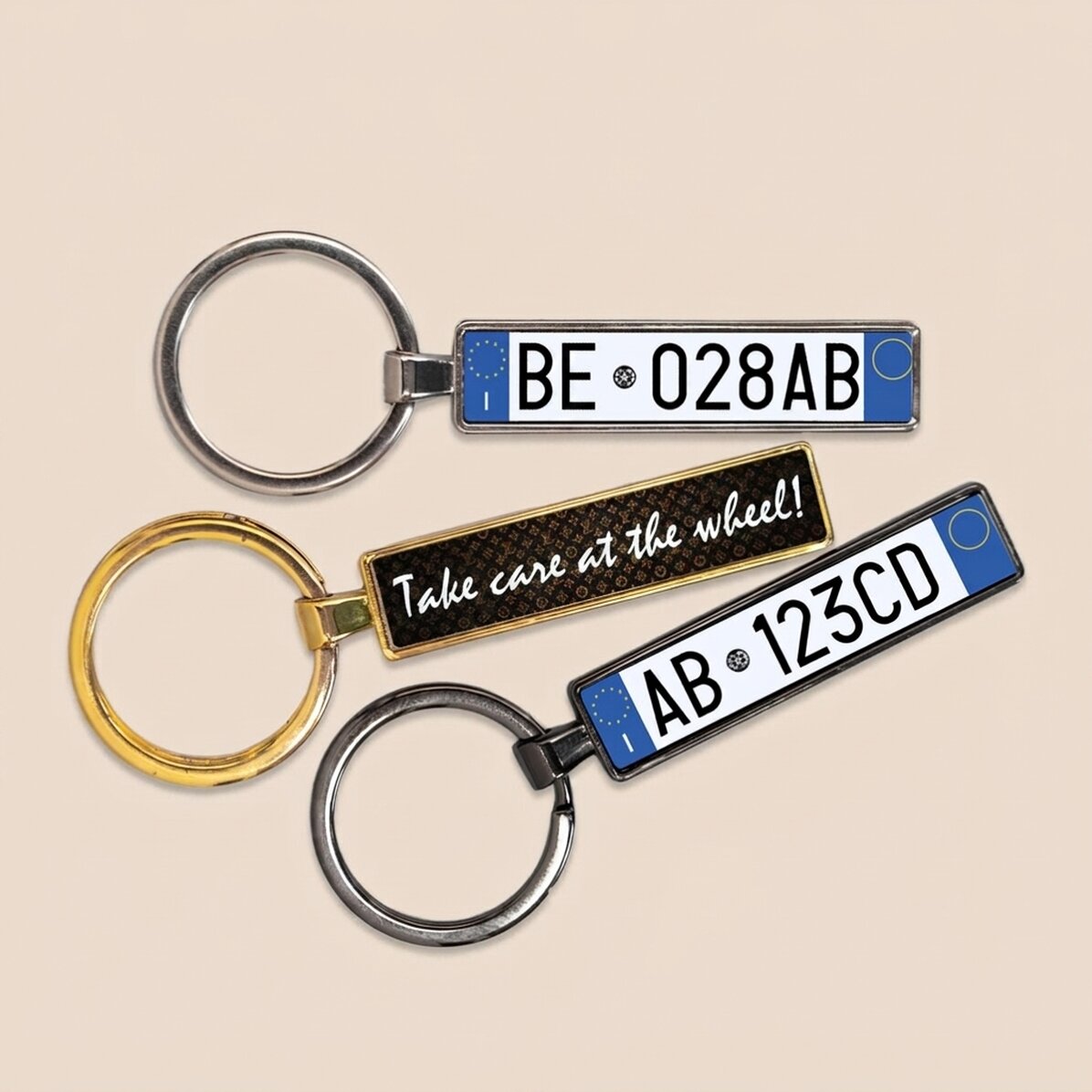 Gepersonaliseerde sleutelhanger met Italiaans kenteken