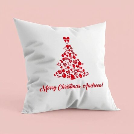 Personalised cushion - Merry Christmas!