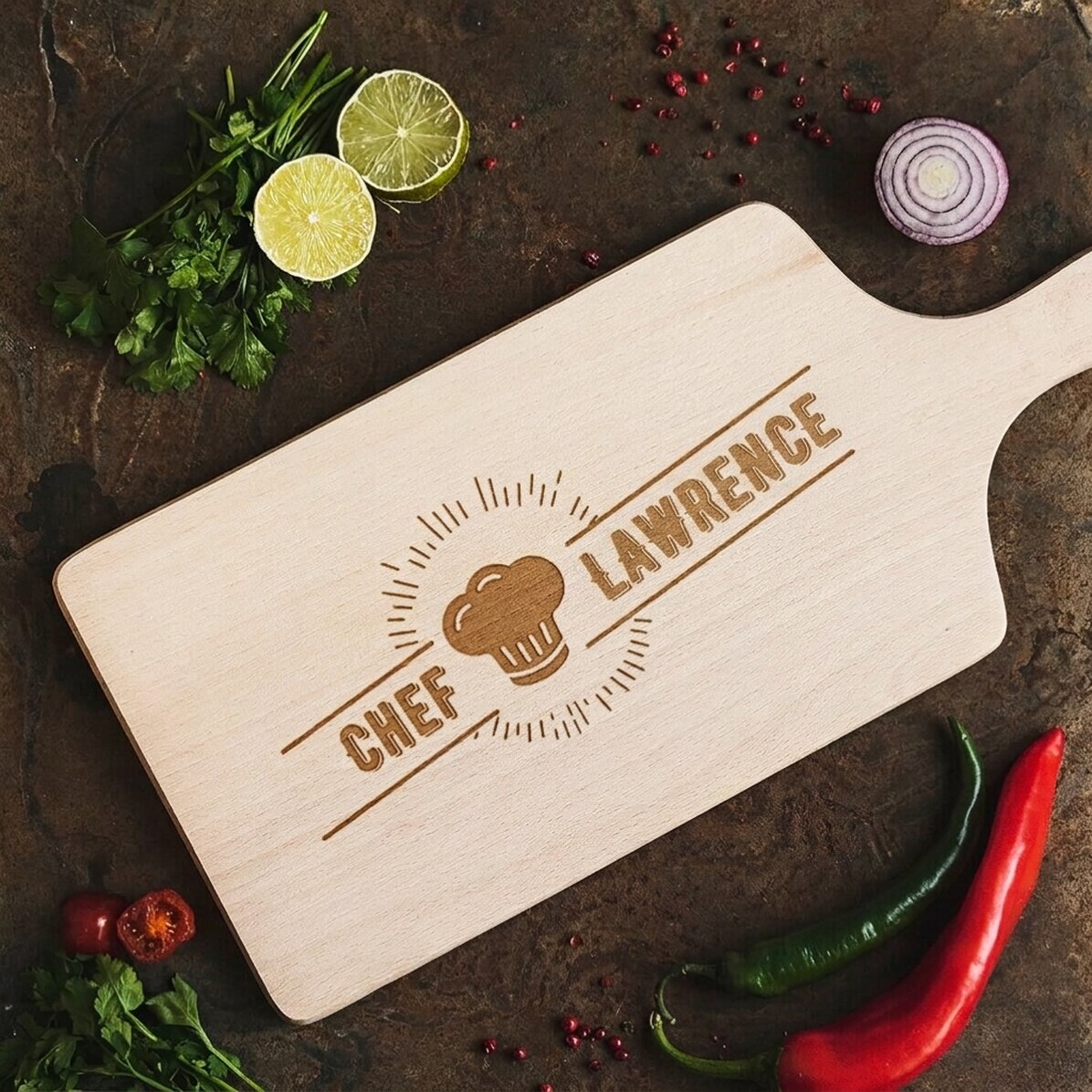 Op maat gemaakte snijplank - Chef Profesional